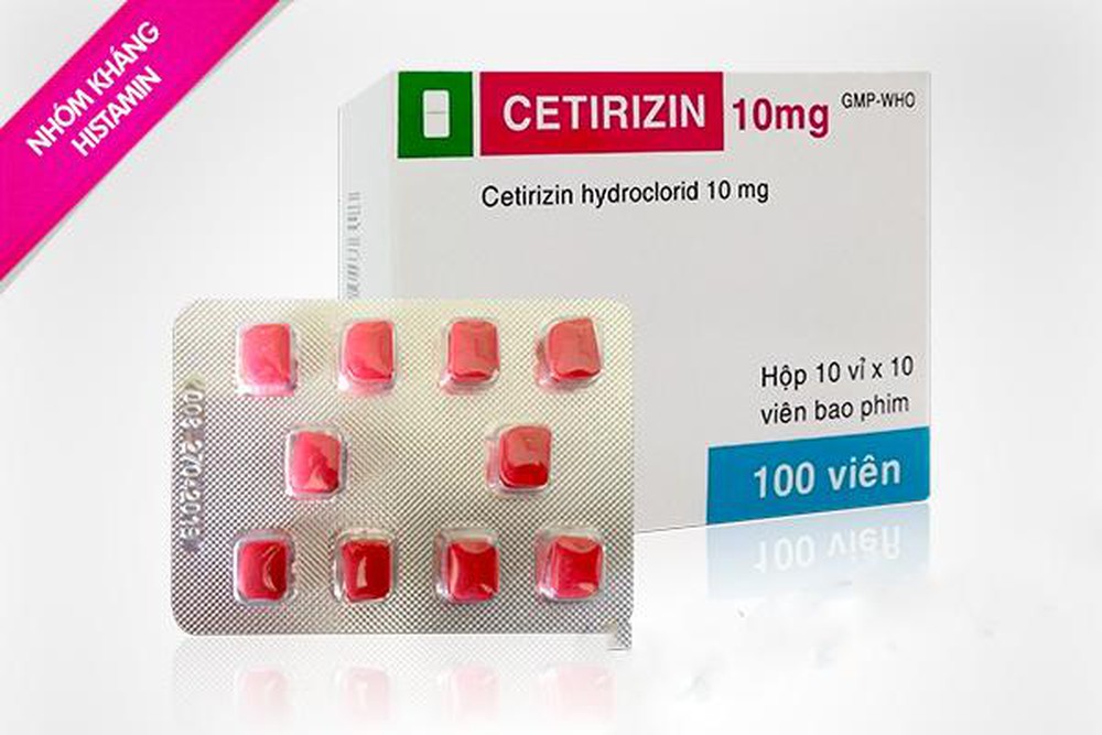 Đình chỉ lưu hành thuốc viên nén bao phim Cetirizine tablets 10mg