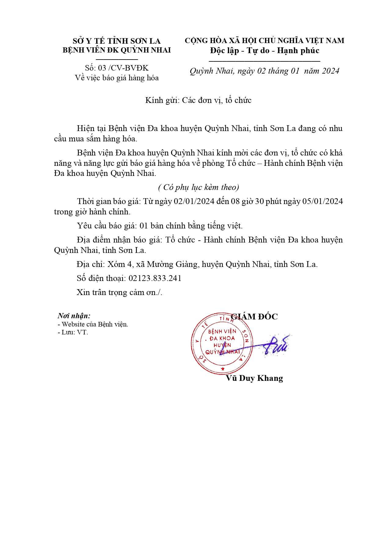 Báo gí hàng Hóa