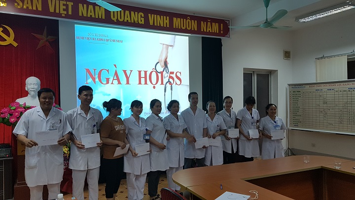 Bệnh viện Đa khoa Quỳnh Nhai phát động "Ngày hội 5S"