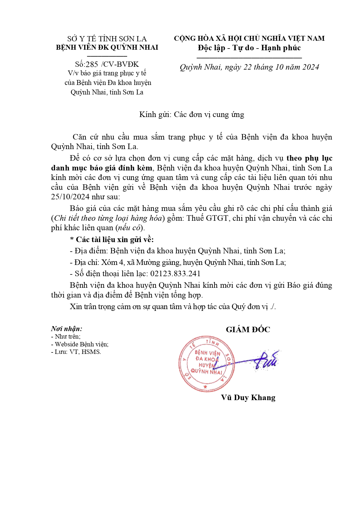 Báo giá Trang phục y tế
