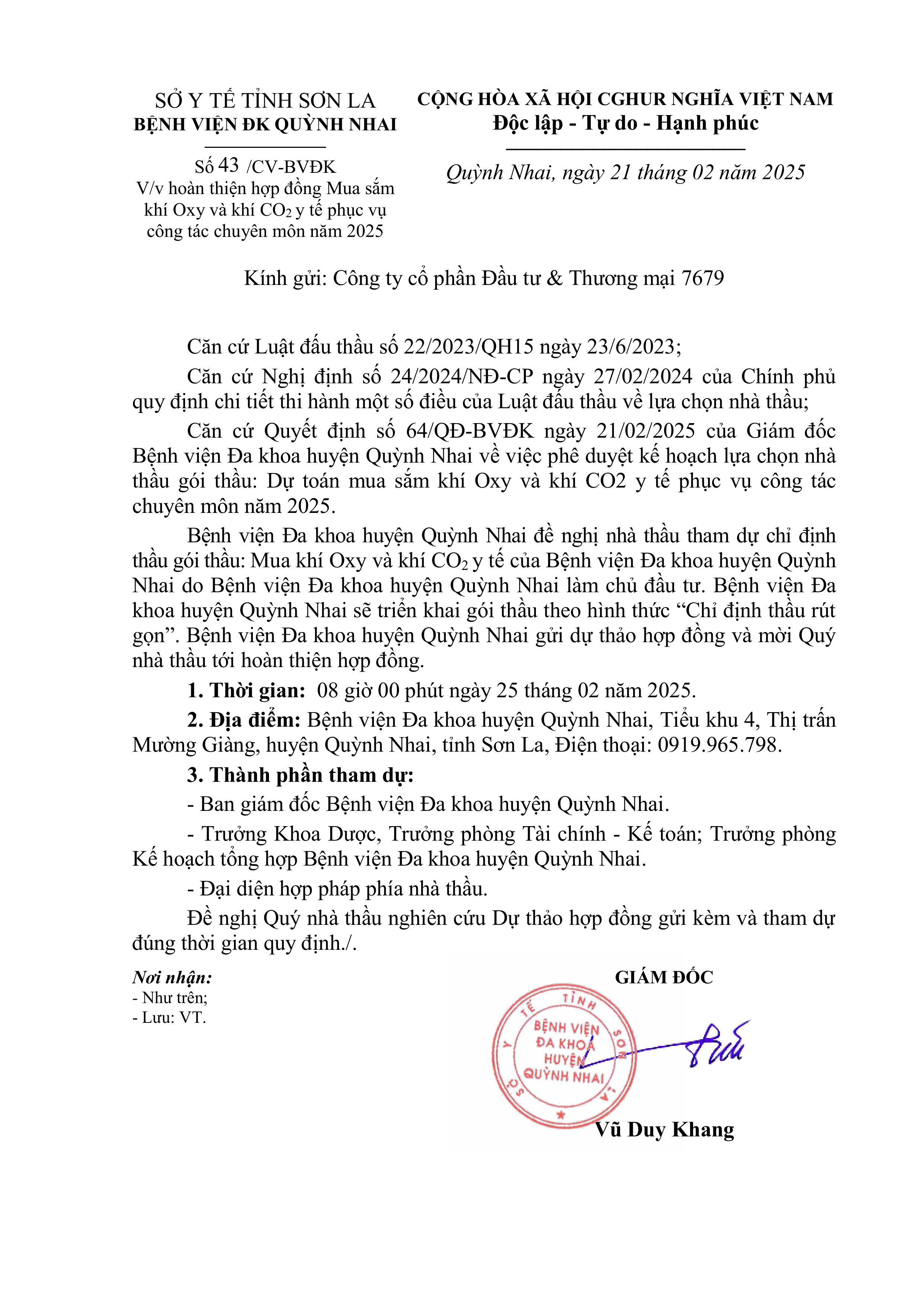 Hoàn thiên hợp đồng mua sắm